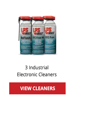 3 Industrial Eleectronic Cleaners