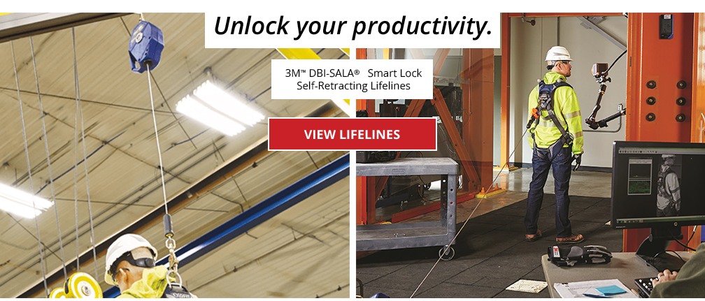 3M™ DBI-SALA®  Smart Lock Self-Retracting Lifelines