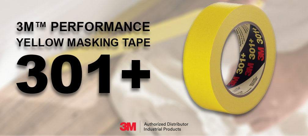 Yellow Masking Tape - 3M 301 tape 