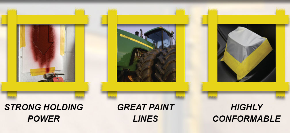 Strong Holding Power - Great Paint Lines - Highly Conformable