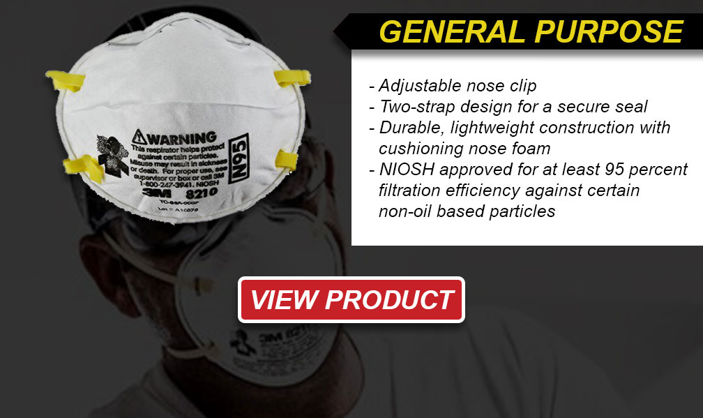 General purpose disposable respirators