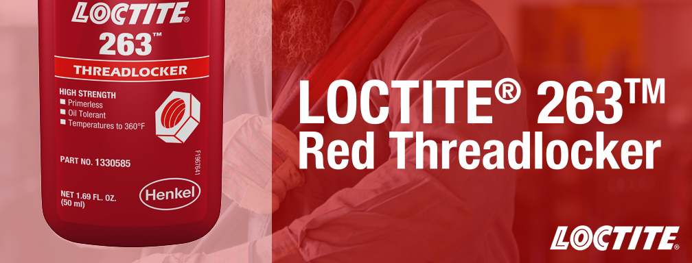 Loctite 263 Red Threadlocker
