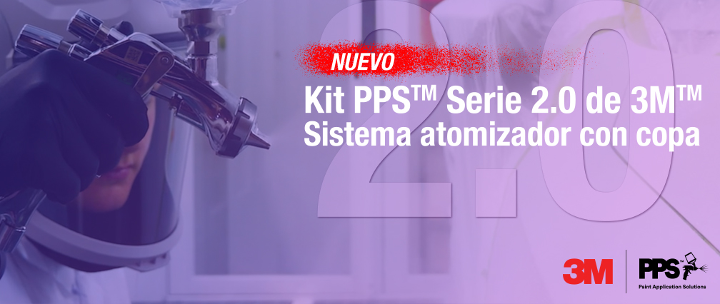 NUEVO Kit PPS Serie 2.0 de 3M Sistema atomizador con copa
