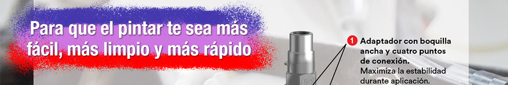 Para que el pintar te sea más fácil, más limpio y más rápido