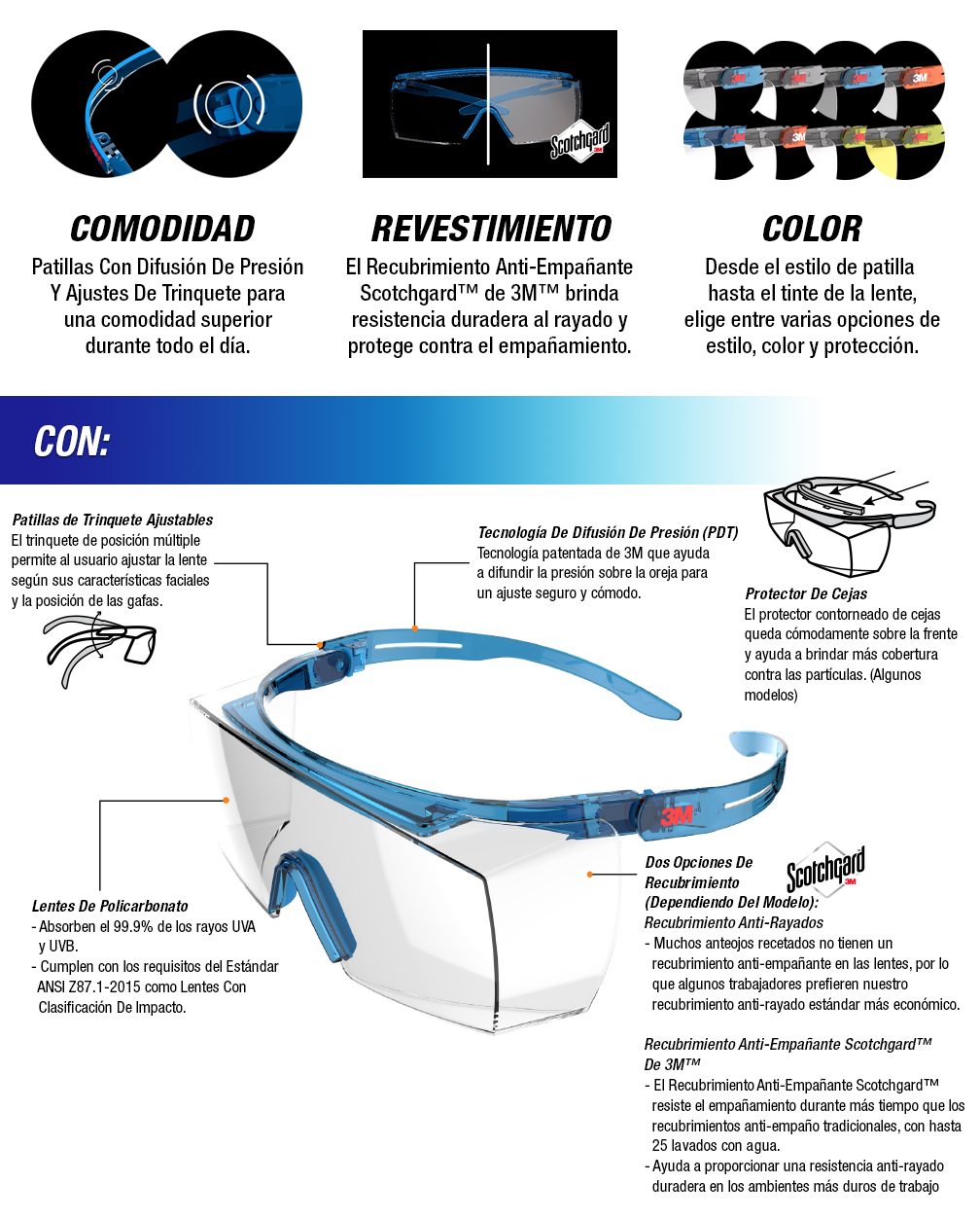Jsp Stealth 9000 Claro Lente Pro Gafas De Seguridad Gafas lente antiniebla 