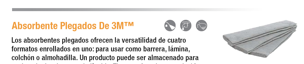 Absorbente Plegados De 3M™