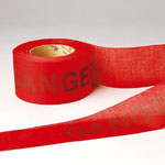 Re-Pulpable Barricade Tape (Black on Yellow; English; DANGER DO NOT ENTER; Woven, Biodegradable Cotton) thumbnail