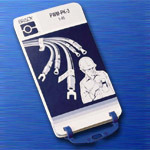 Vinyl Cloth Porta-Pack® Wire Markers (B-500; 1-45; Matte Repositionable Vinyl Cloth; 10/Package) thumbnail