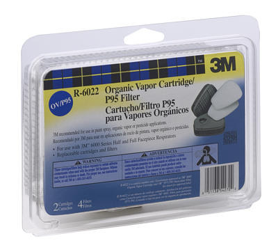 3M(TM) Organic Vapor Cartridge/Particulate P95 Filter R6022, Packout 5/Case thumbnail