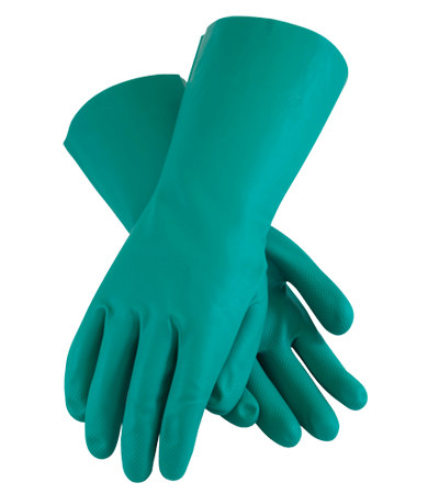 Marigold Industrial Green Medium Weight Nitrile Size Large