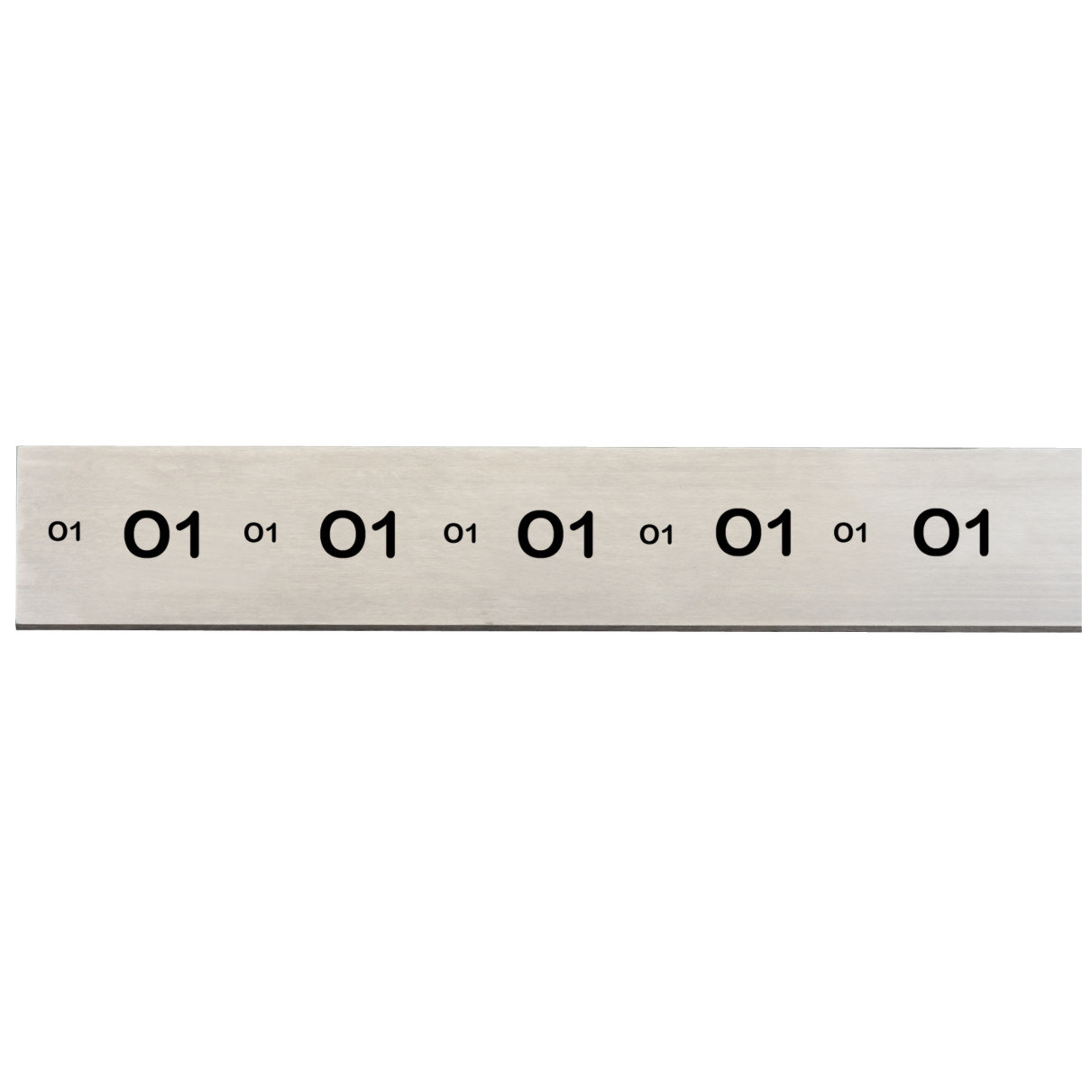 Starrett 496 O1 Oil Hardening Tool Steel Precision Ground Stock - 10 in Width x 36 in Length x 3/32 in Thick - 58713 thumbnail